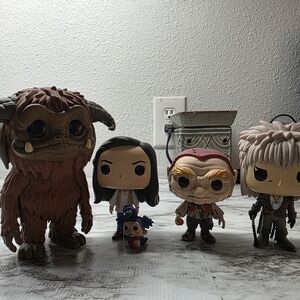 Set of 4. Loose Labyrinth Funko Pops